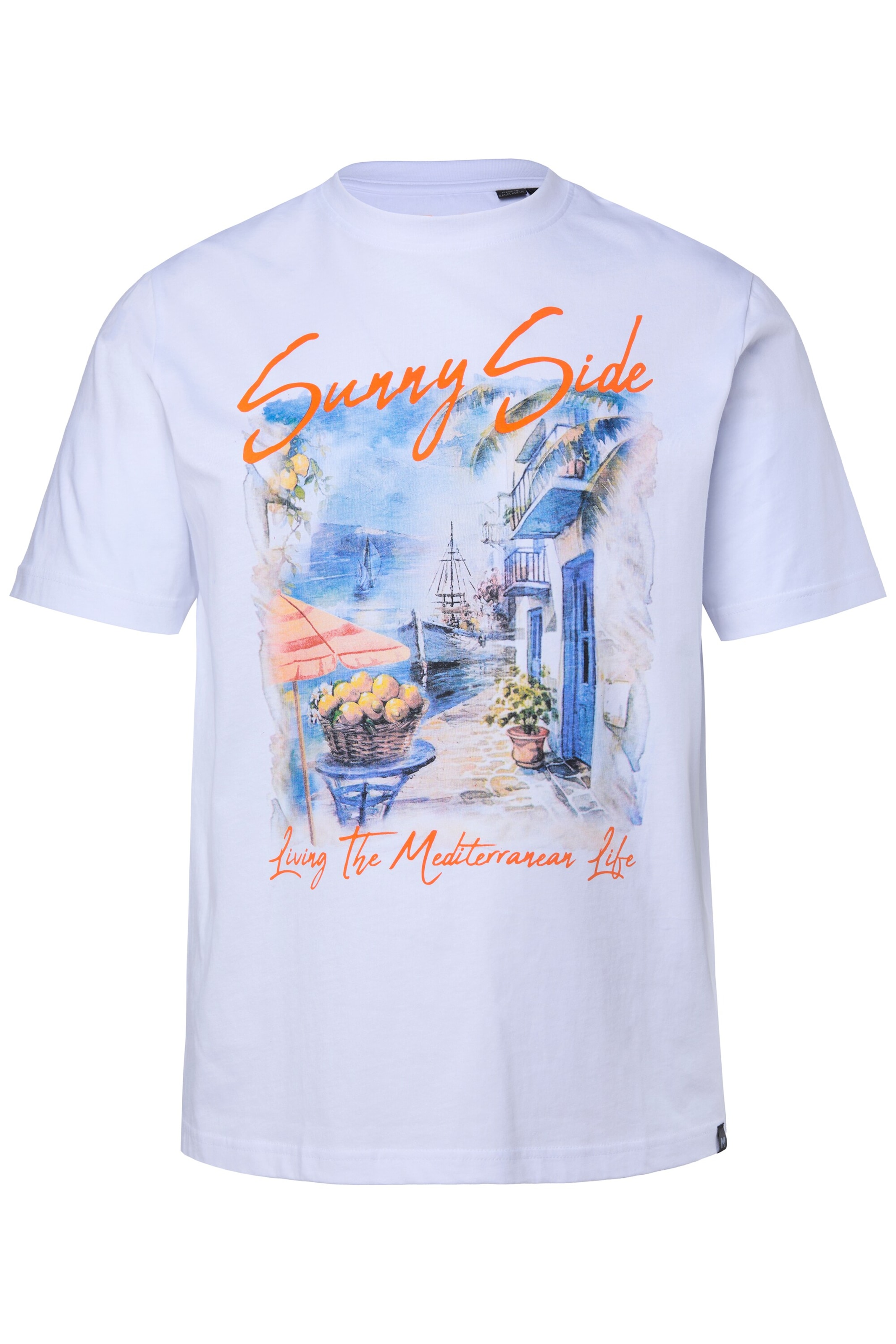 Men Plus Shirt in Weiß: Vorderseite