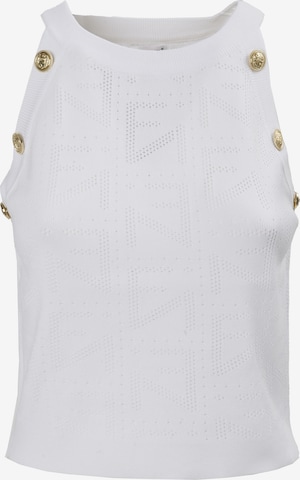 Tops en tricot Influencer en blanc : devant