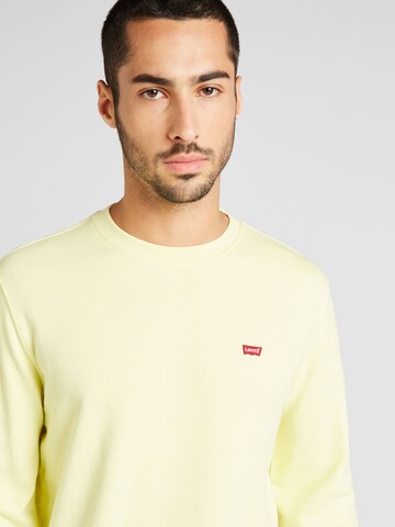 LEVI'S ® Regular Fit Sweatshirt 'Original Housemark' in Gelb