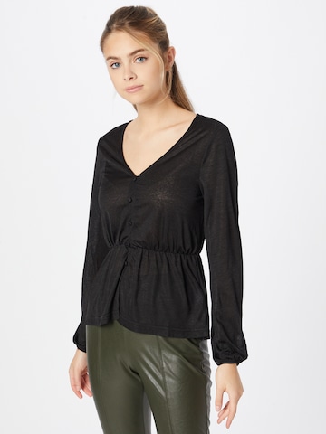 ABOUT YOU Blouse 'Jana' in Zwart: voorkant