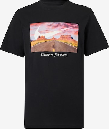 Nike Sportswear Shirt 'CLUB' in Black: front