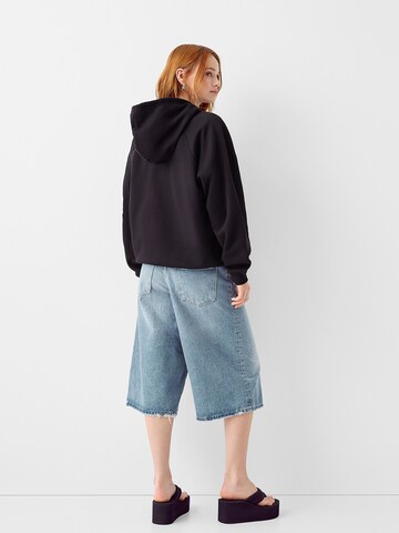 Giacca di felpa di Bershka in nero