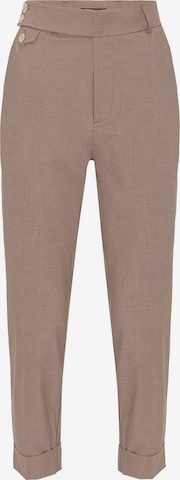 regular Pantaloni con piega frontale di Antioch in marrone: frontale