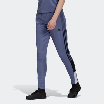 ADIDAS SPORTSWEAR Regular Workout Pants in Purple: front