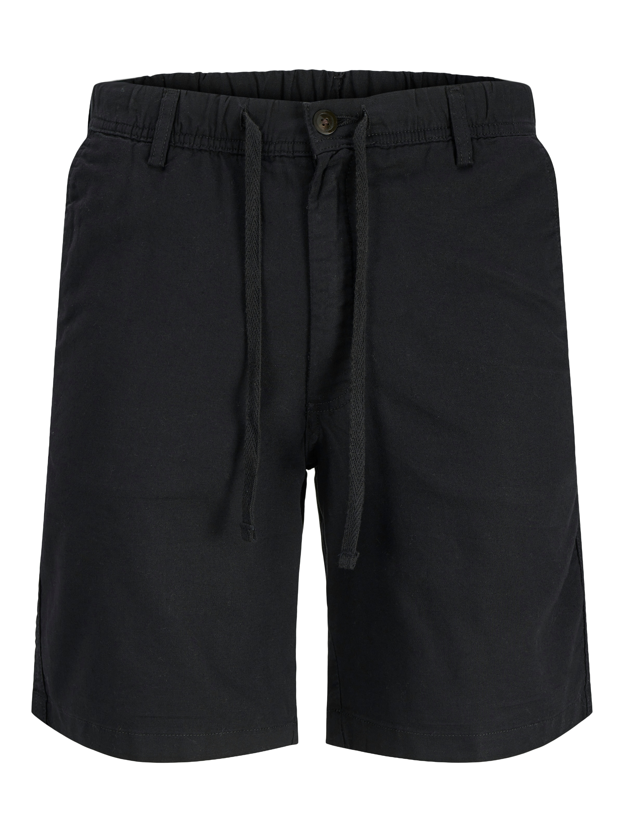 Jack & Jones Plus Regular Shorts in Schwarz: Vorderseite