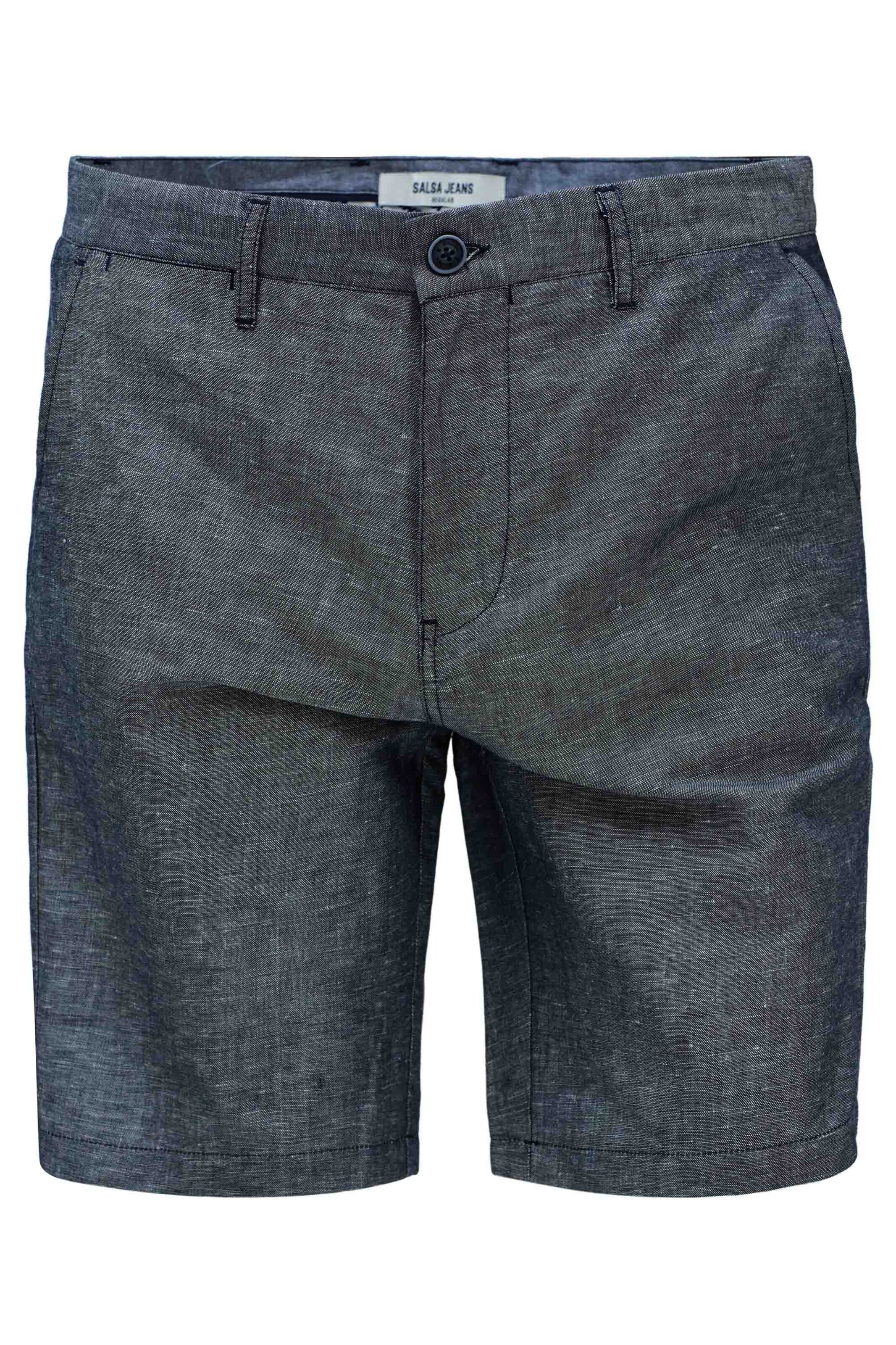 Salsa Jeans Shorts Regular in Blau: Vorderseite