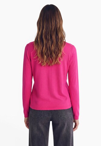 Street One Studio Langarm Pullover mit Turtle Neck in Pink