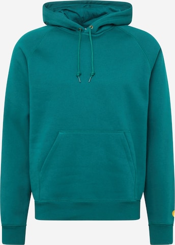 Carhartt WIP Sweatshirt 'Chase' in Green: front