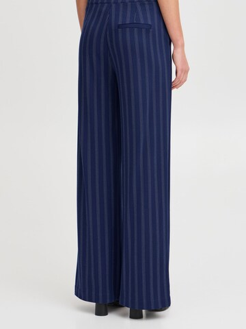 Wide Leg Pantalon chino 'Ruti' ICHI en bleu