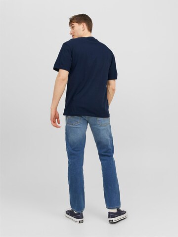 T-Shirt 'Vesterbro' JACK & JONES en bleu