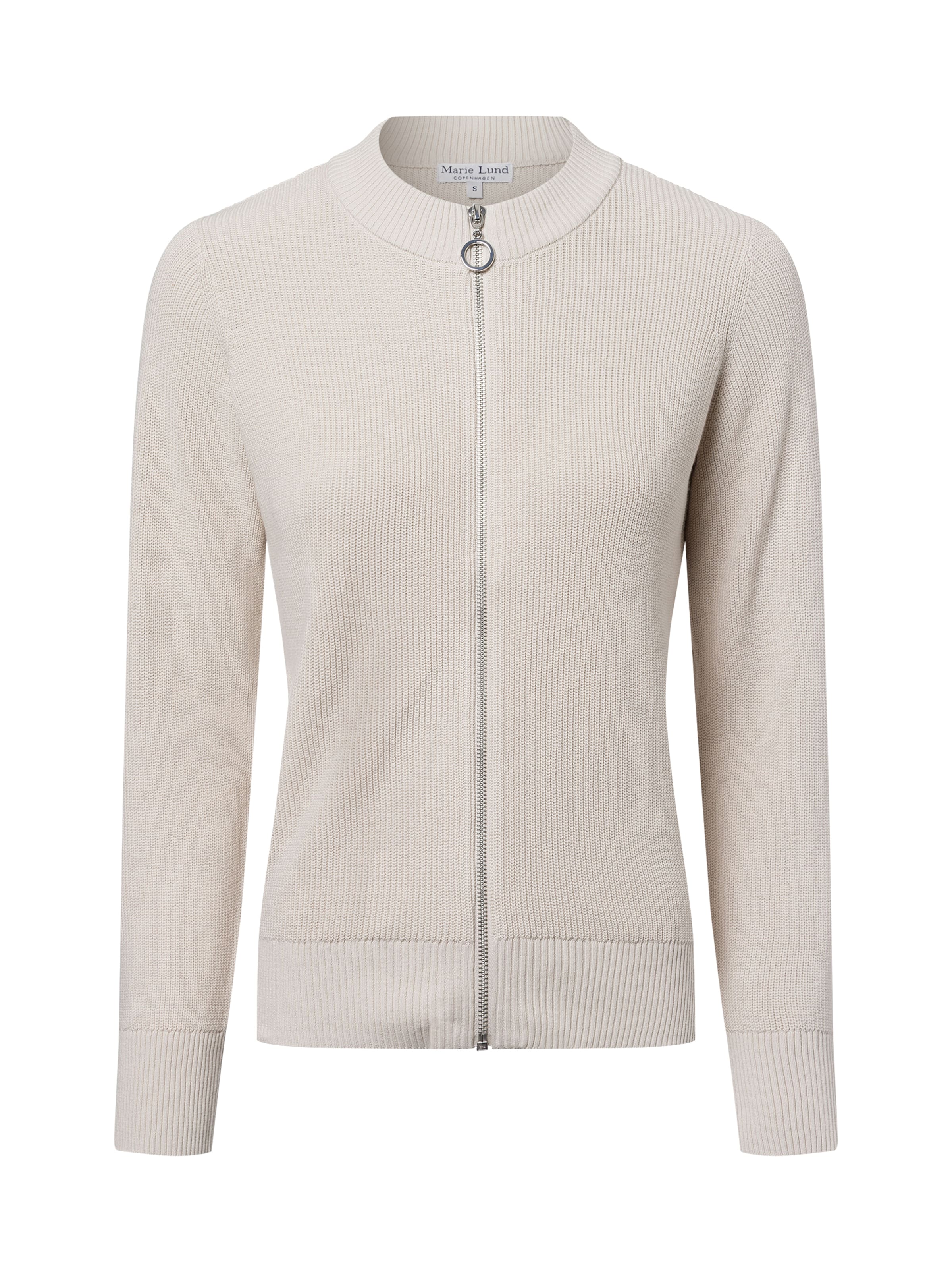 Marie Lund Strickjacke in Beige: Vorderseite