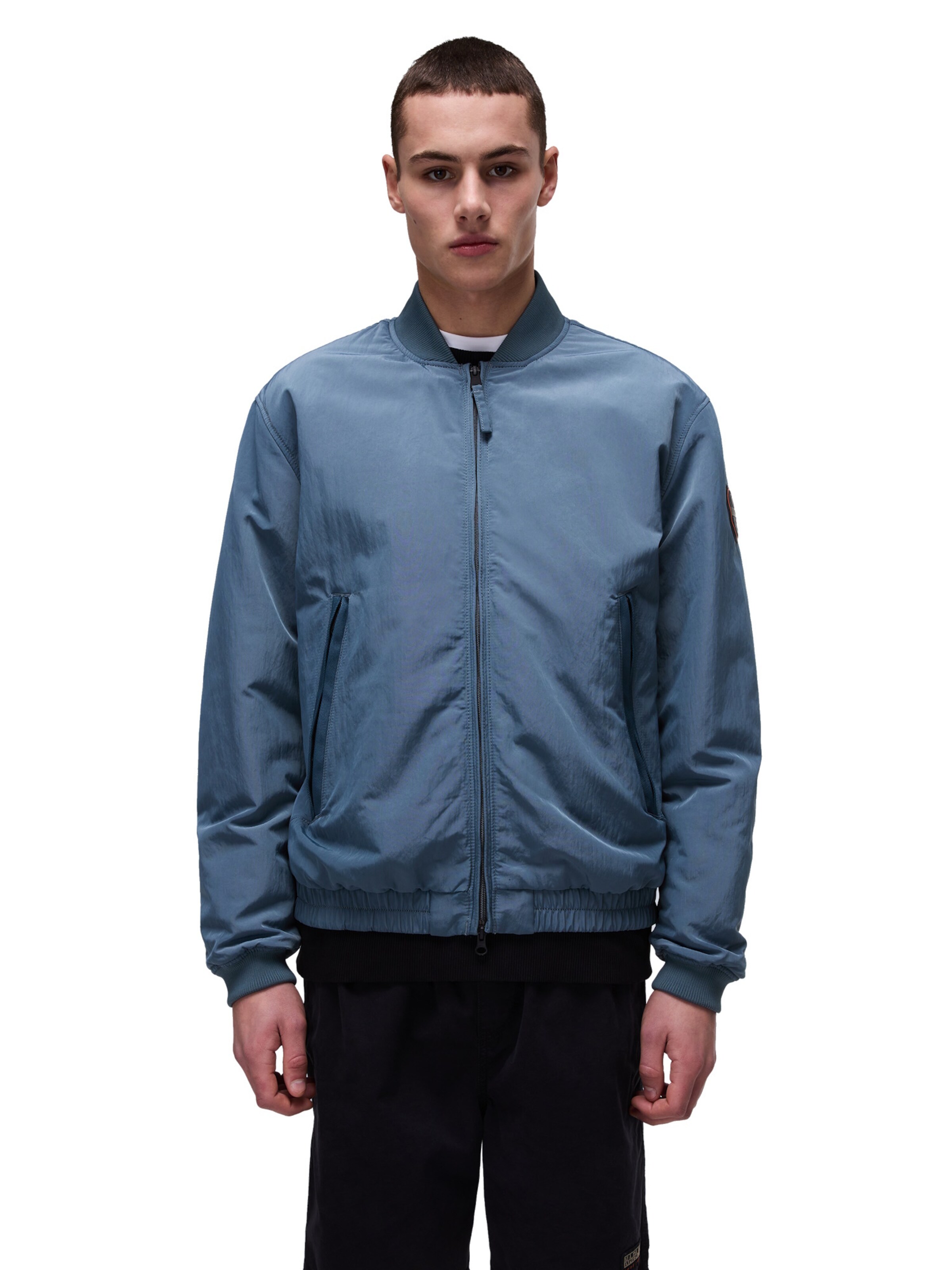 NAPAPIJRI Демисезонная куртка 'A-Montale' в Синий: спереди