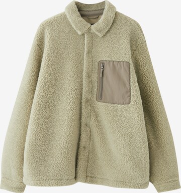 Pull&Bear Between-Season Jacket in Green: front