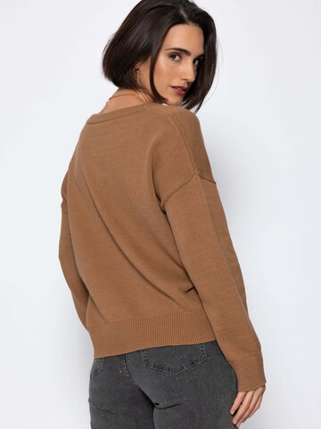 SASSYCLASSY Oversizepullover in Braun