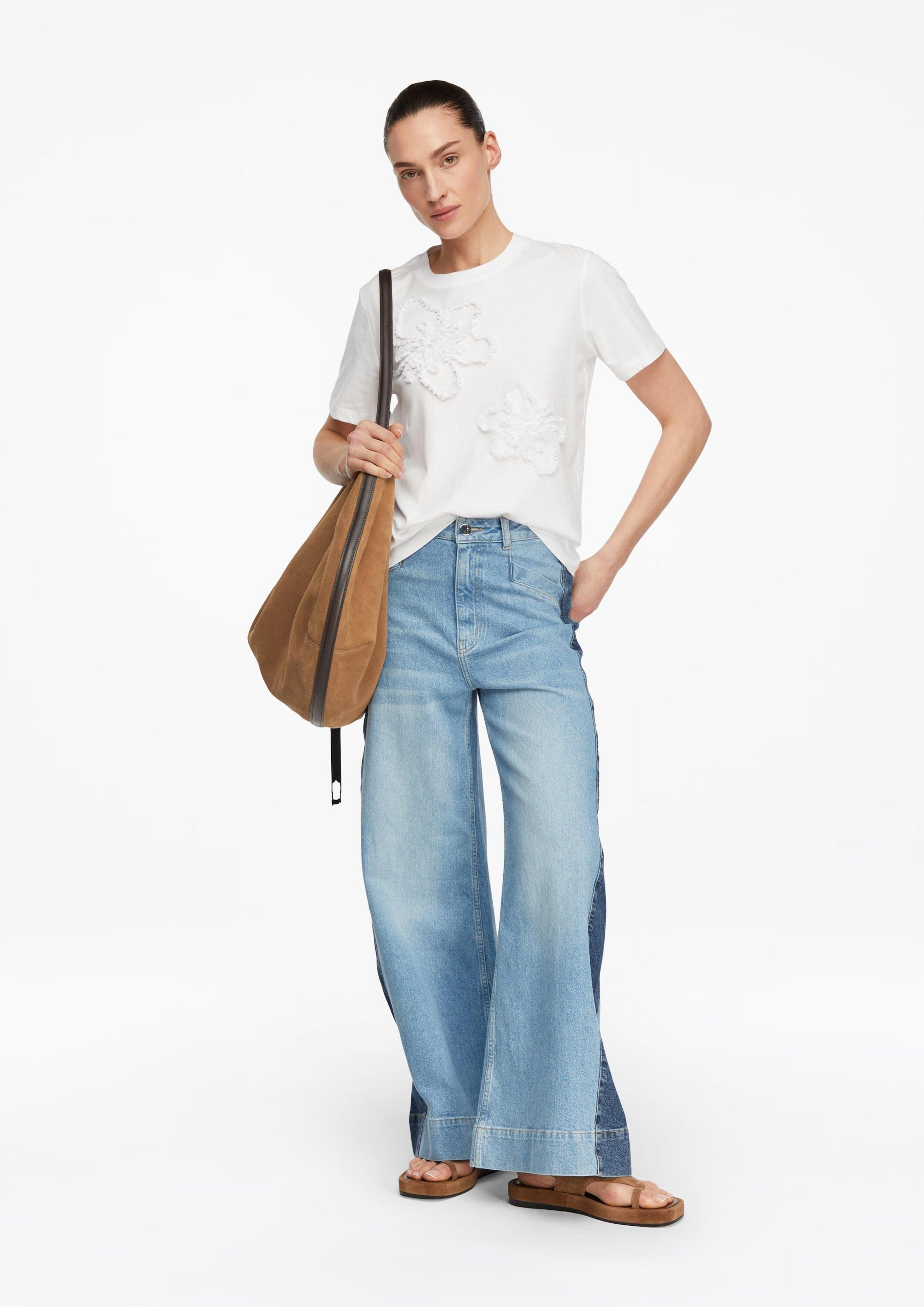 T-shirt COMMA en blanc