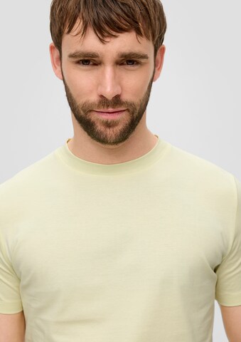 T-Shirt s.Oliver BLACK LABEL en jaune