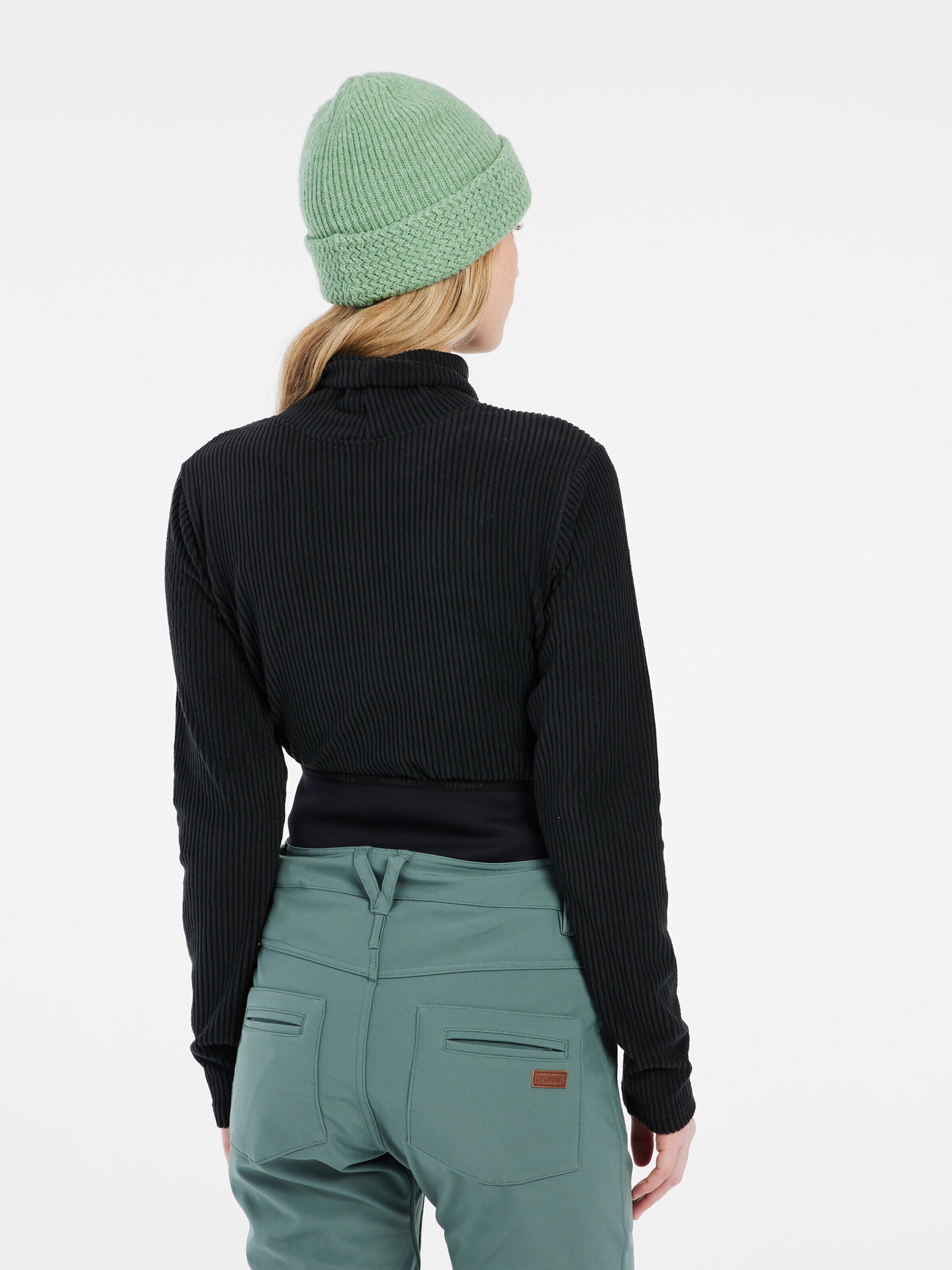 PROTEST Athletic Sweatshirt 'PRTPEARLA' in Black