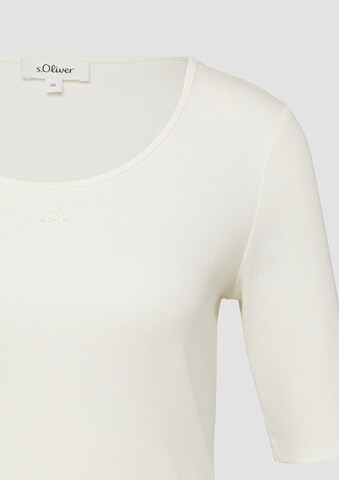 s.Oliver T-Shirt in Weiß