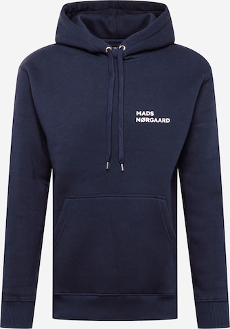 MADS NORGAARD COPENHAGEN Sweatshirt 'New Standard' in Blue: front