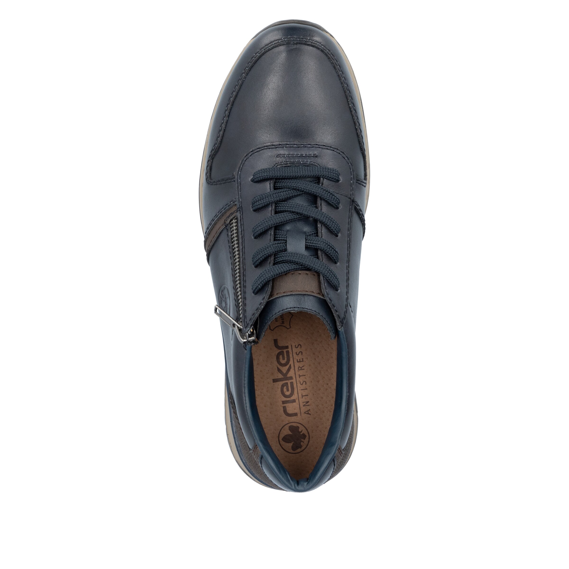 Baskets basses Rieker en bleu