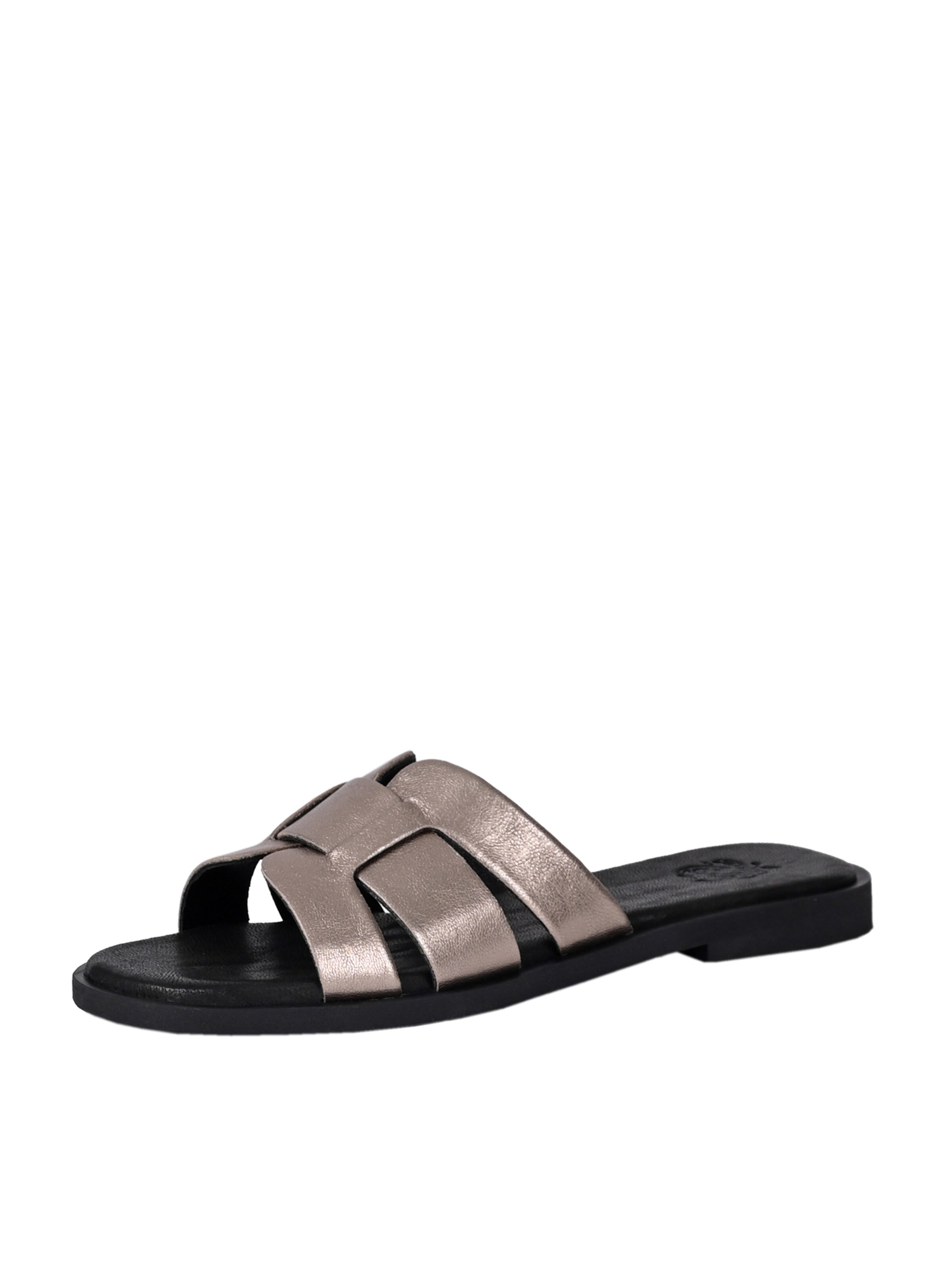 Apple of Eden Mule 'ALYCIA' in Gold: front