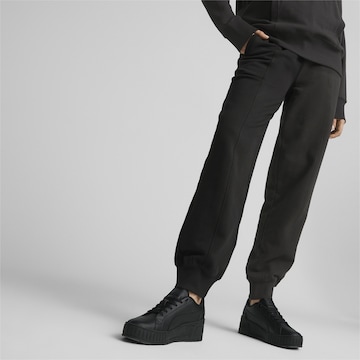 Effilé Pantalon PUMA en noir : devant