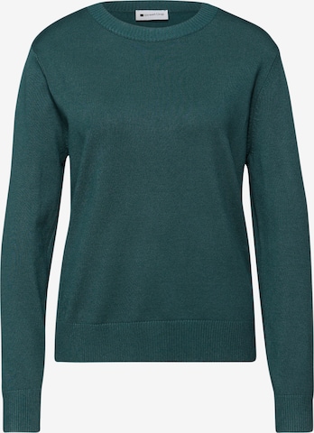 STREET ONE Pullover in Grün: Vorderseite