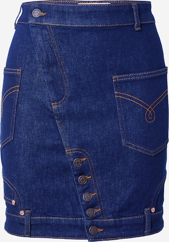 Moschino Jeans Rok in Blauw: voorkant