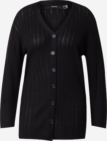 juoda Vero Moda Curve Kardiganas 'VMCNew Lexsun': priekis
