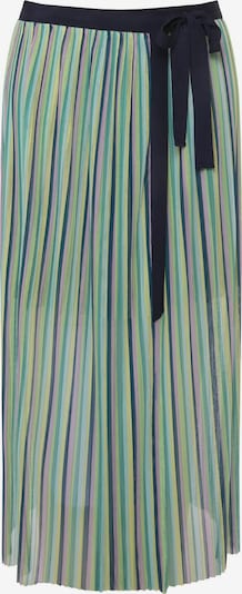 Ulla Popken Rok in de kleur Blauw / Geel / Groen / Lichtgroen, Productweergave