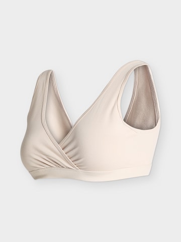 Lindex Maternity Bralette Nursing Bra in Beige