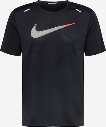 NIKE - Camisa funcionais 'Rise 365' em preto: frente