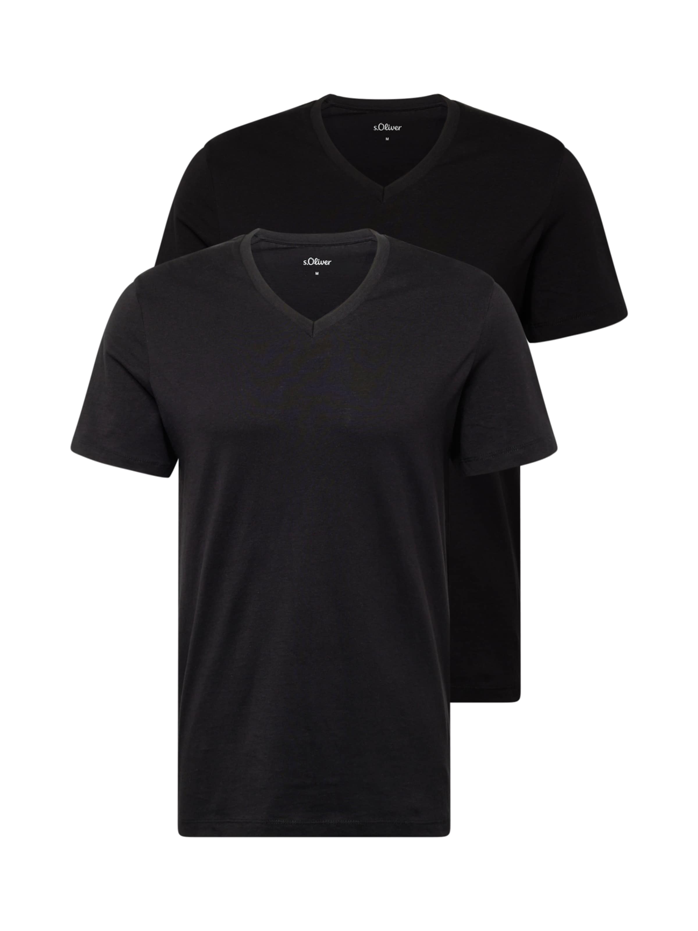 s.Oliver - Camisa em preto: frente