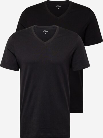 s.Oliver - Camisa em preto: frente