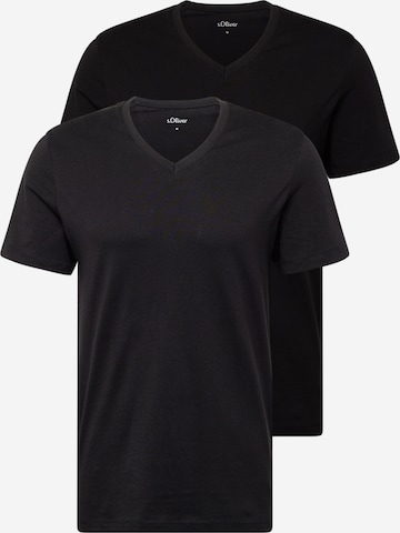 T-Shirt s.Oliver en noir : devant