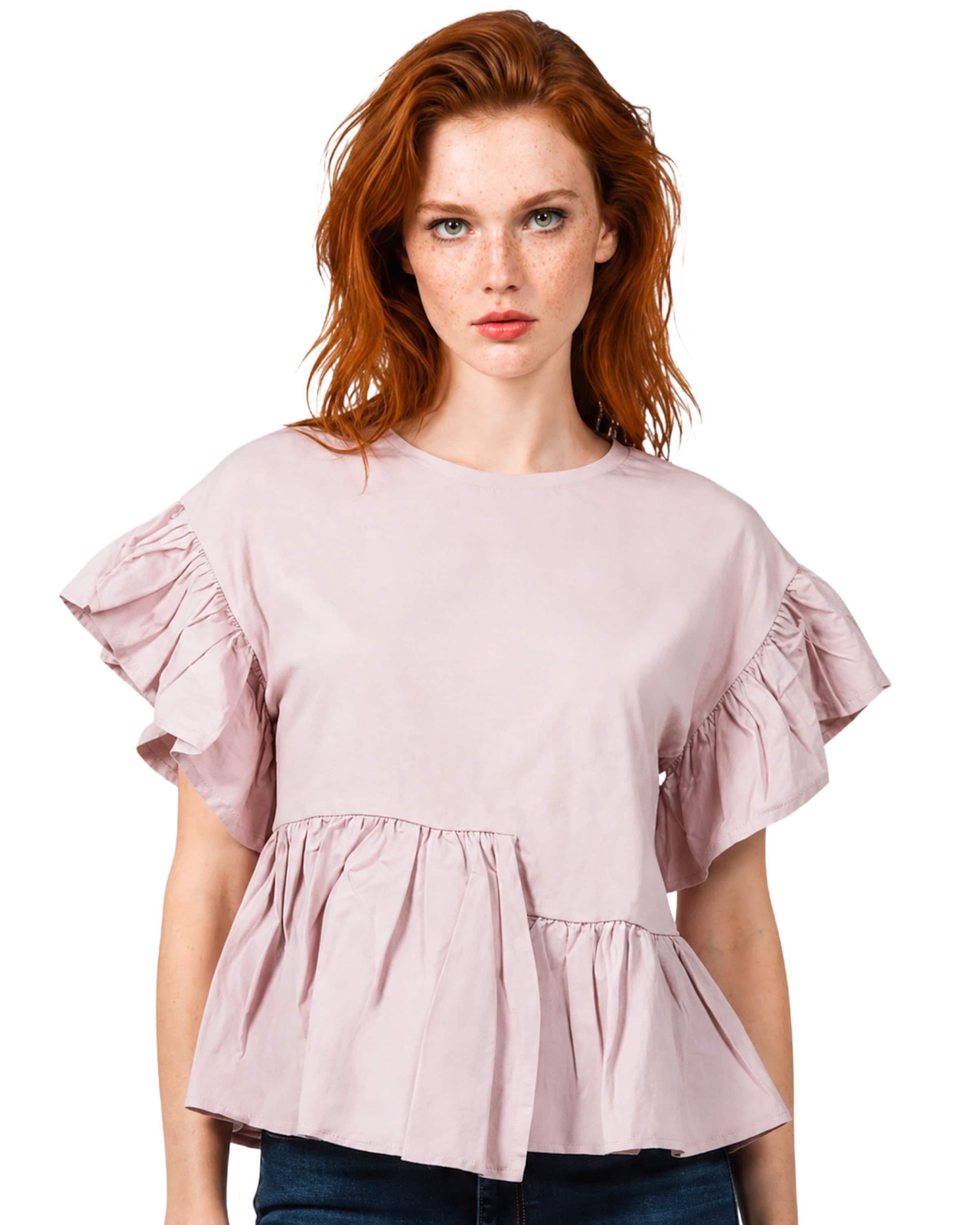 Alexa Dash Bluse in Pink: Vorderseite