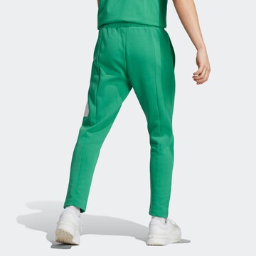 ADIDAS SPORTSWEAR Tapered Workout Pants 'Future Icons Badge Of Sport' in Green