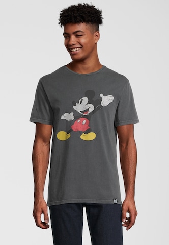 Recovered Shirt 'Disney Mickey Mouse Posing' in Grey: front
