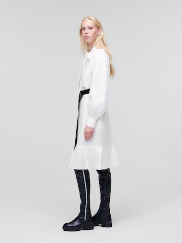 Karl Lagerfeld Blusenkleid in Weiß