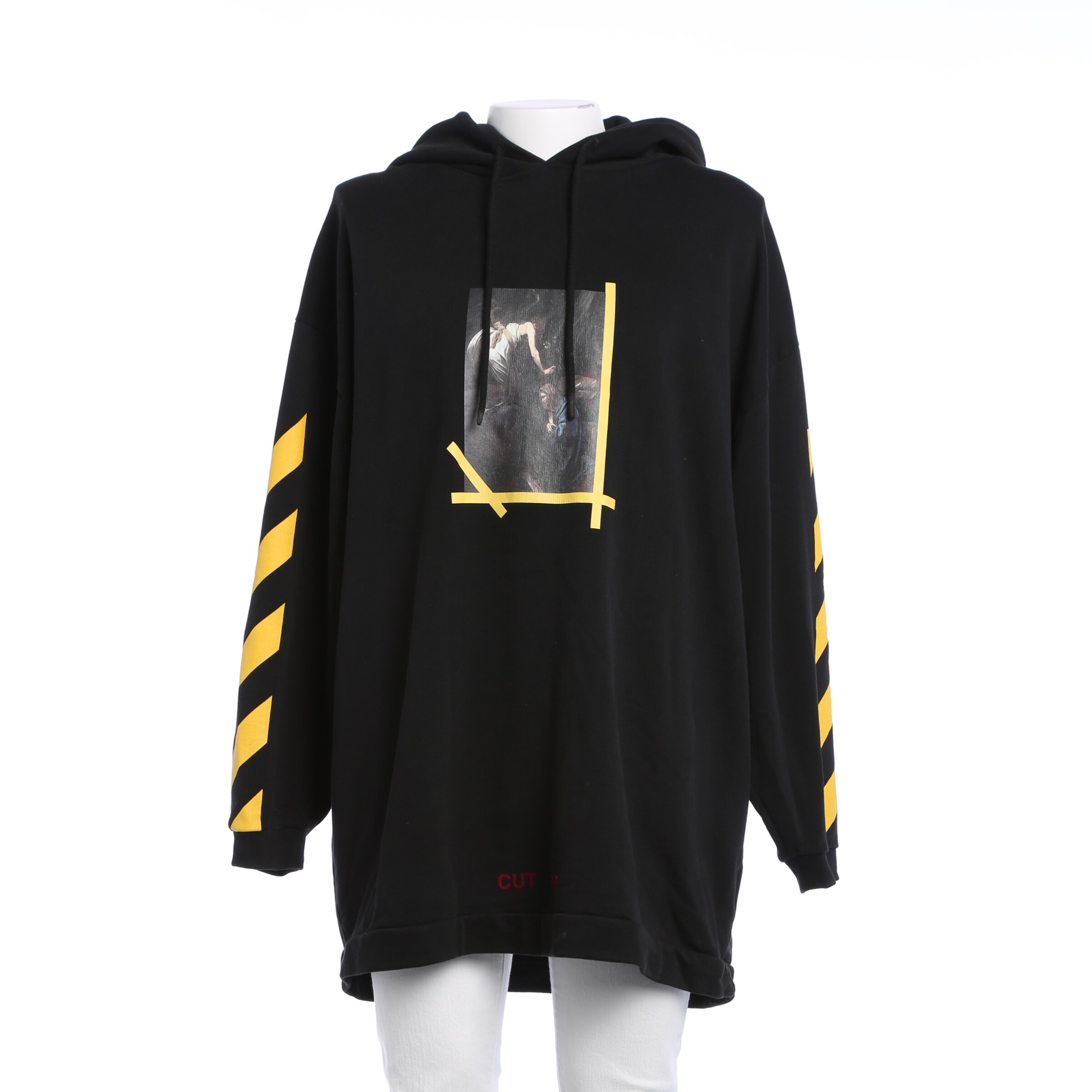 Off-White Sweatshirt / Sweatjacke L in Mischfarben: Vorderseite
