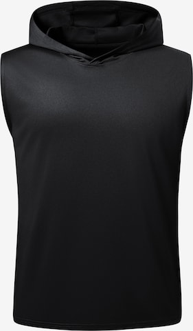 YOUTHUP Funktionsshirt 'Sommerfrei' in Schwarz: Vorderseite