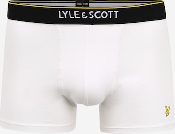 Lyle & Scott - Calzoncillo boxer 'JACKSON' en blanco: frente