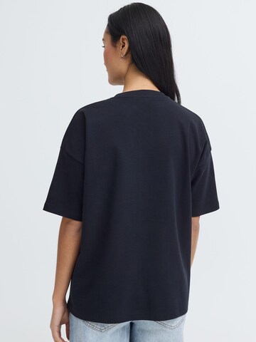 Oxmo Shirt ' OXNSandy Boxy ' in Zwart