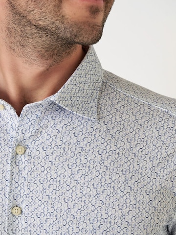 DESOTO Slim fit Overhemd in Blauw