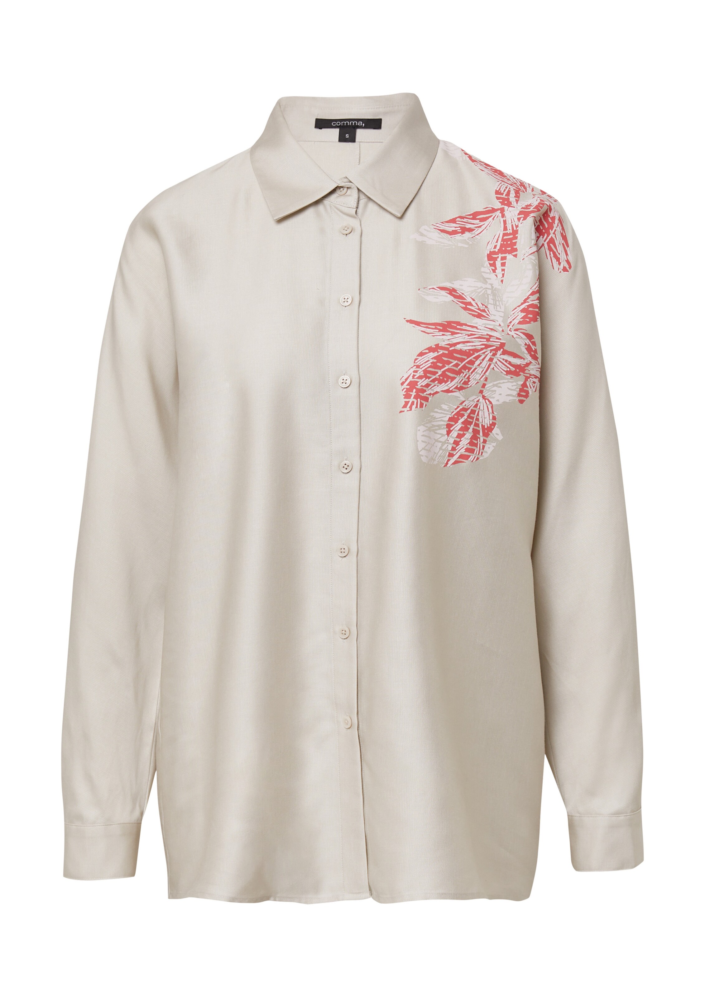 COMMA Blouse in de kleur Beige, Productweergave