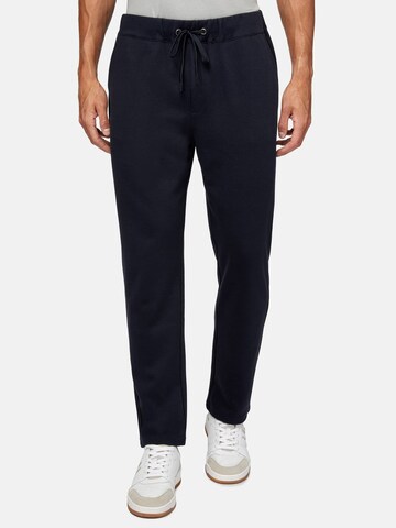 Boggi Milano Slim fit Trousers in Blue: front