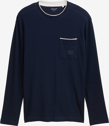 TOM TAILOR Shirt in Blue: front