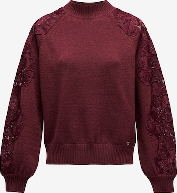 Salsa Jeans Trui in Rood: voorkant