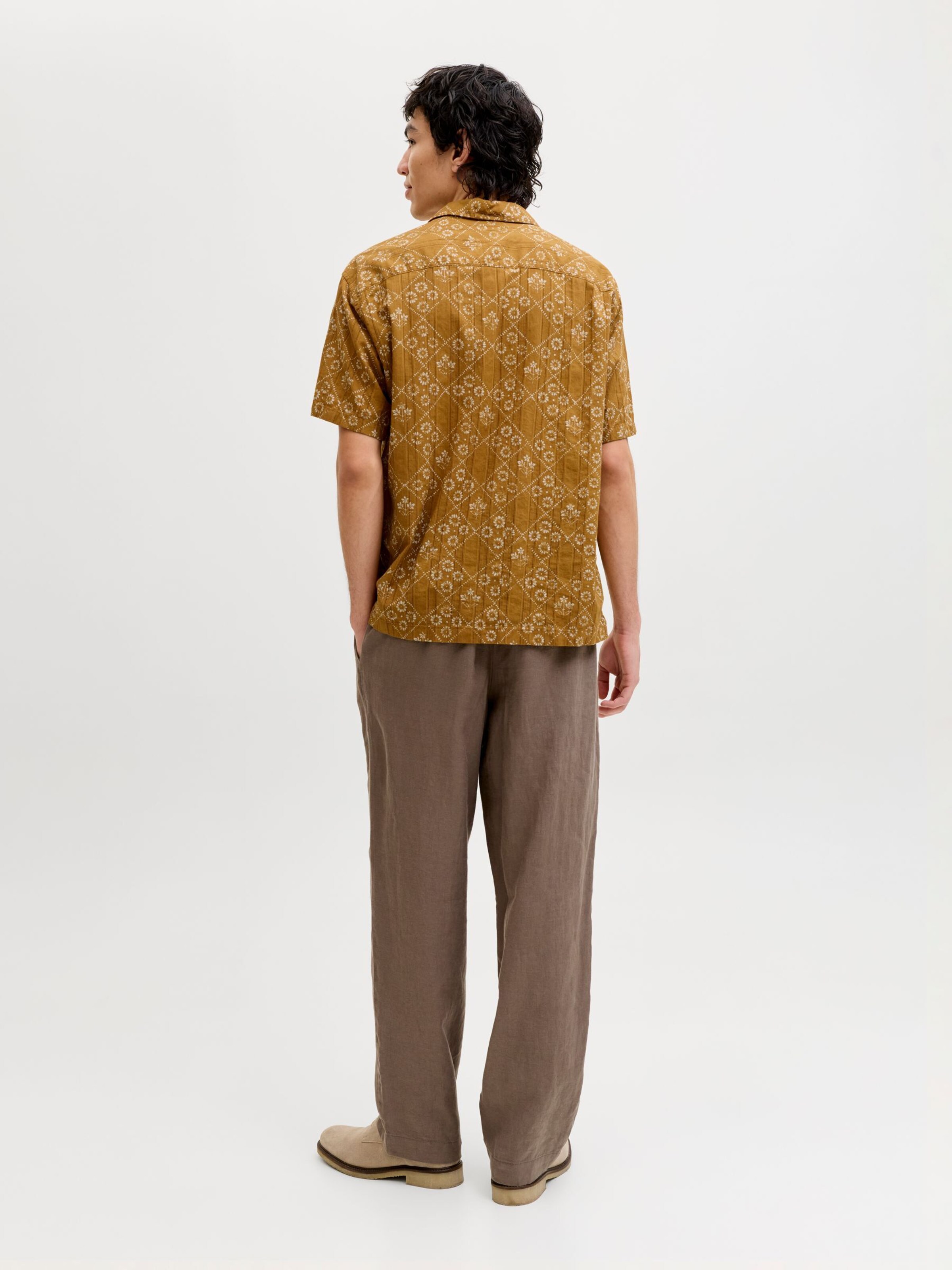 JACK & JONES Comfort fit Overhemd in Geel