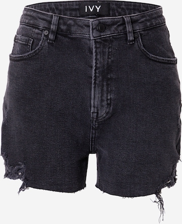 Ivy Copenhagen Jeans 'Angie' in Zwart: voorkant